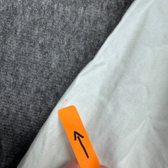 JacJac Vintage Womens Embroidered Cottage Button Up Shirt Size L? White Cotton - Picture 3 of 15